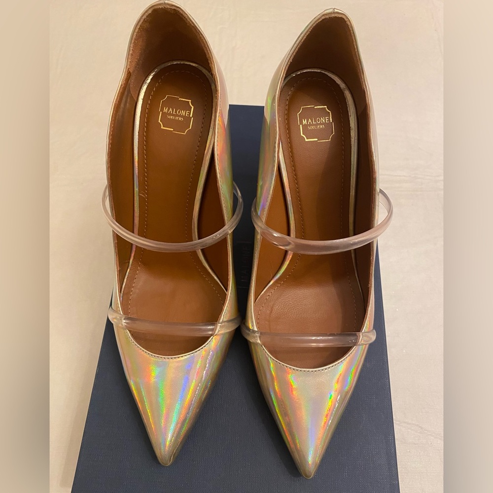 Malone Souliers Maureen iridescent pumps